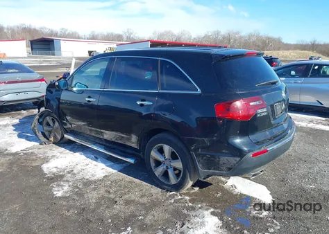 2012 Acura Mdx Technology Package z USA, uszkodzony, nr VIN 2HNYD2H38CH510169